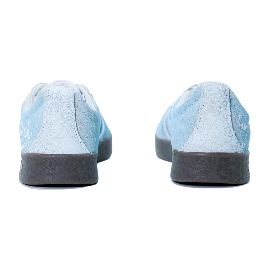 Adidas VL COURT 2.0 Wear resistant And Lightweight Low top Skateboard Shoes Unisex Light Blue HQ1802(Team1375-BAG)