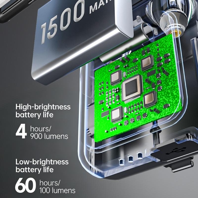 Night Riding Bike Light Set Lighting Systems With Quick Releases Clip And High Visibilities For City Or Trail Cycling