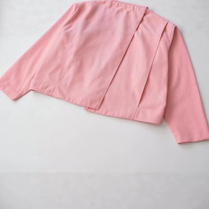 Womens 2026 Oversized Stand Collar Jacket With Shoulder Pads Button Front Raglan Sleeves Streetwear Loose Fit