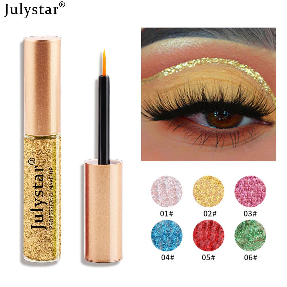 Eyeliner, perłowy eyeliner, pisak do eyelinera, wodoodporny i odporny na olej płynny cień do powiek, kolorowy eyeliner.