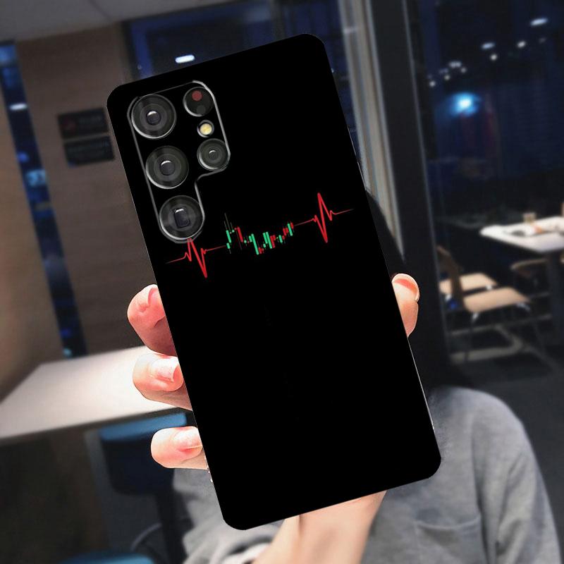 Trade Investment Forex Stock Market Cover For Samsung Galaxy S25 Ultra S23 S21 S22 S20 S24 Ultra S9 S10 Plus S24 FE Phone Case