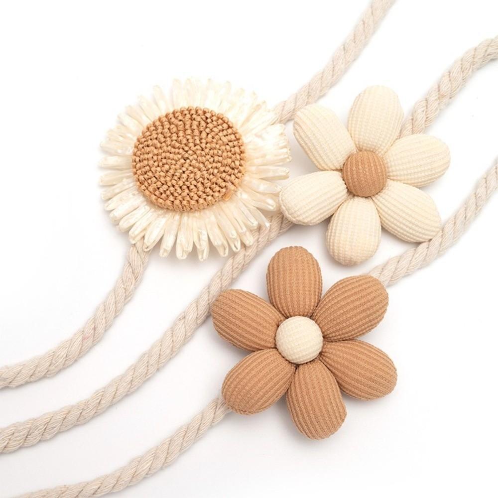 Flower Shape Window Curtain Buckles Magnetic Curtain Rope Holders Home Decoration
