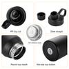 650ml/1000ml Portable Double Stainless Steel Vacuum Flask Thermos Bottle Coffee Insulation Cup Large Capacity Sports Travel Mugs
