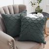 Pillow Home Pillow Cover Double-sided Cotton Linen Checkered Back Pillow Cushion Sofa Lumbar Pillow