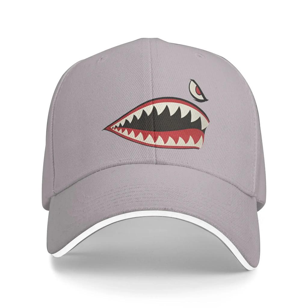 Flying Tigers Nose Art Casual Baseball Cap  Outdoor Gym Hip Hop Hats Spring Sun-Proof Unisex Unisex Stylish Snapback Cap