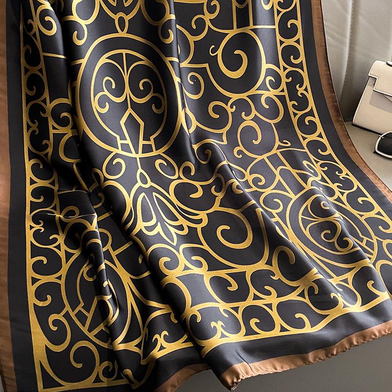 Høst Vinter Silke Skjerf Dame Varmt Sjal