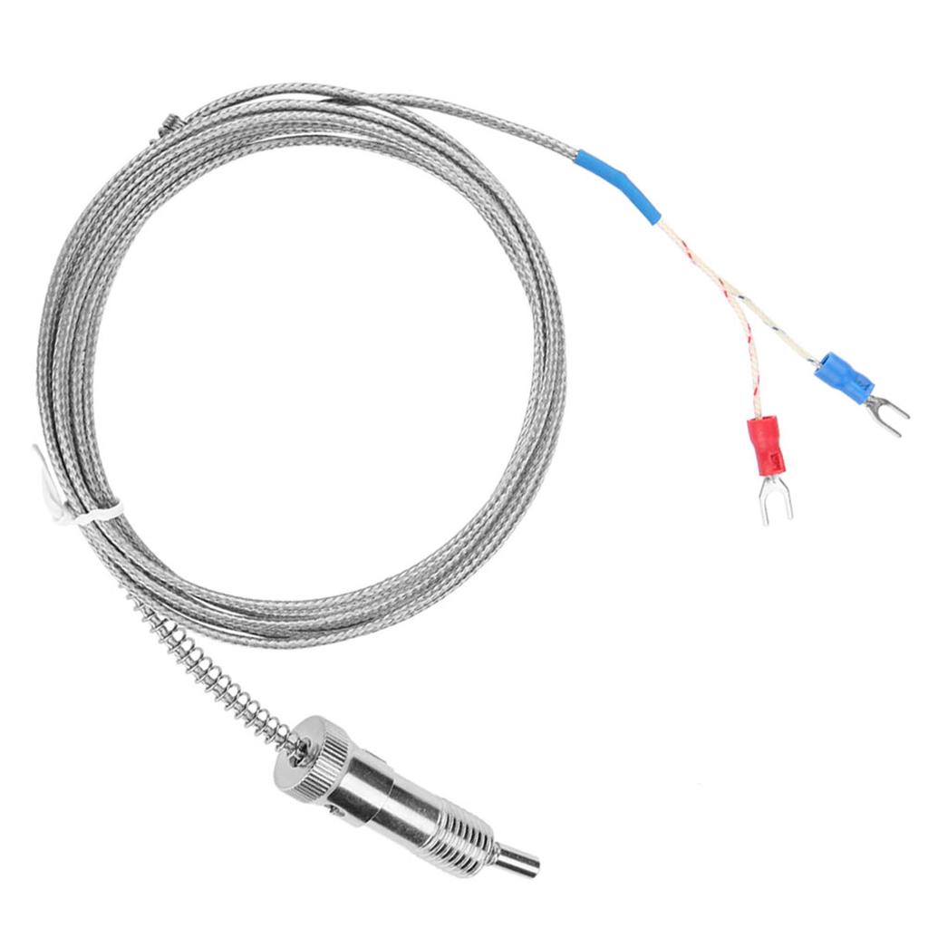 Bayonet Compression Spring Type K Thermocouple Temperature Sensor Wire 0 400 celsius  (3 m)