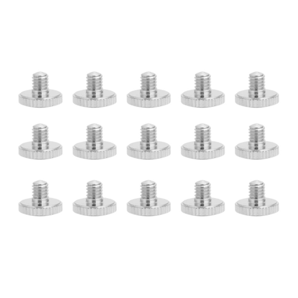 15PCS Silver Trumpet Replacement Screws Metal Instrument Accessory Screws For Trumpet