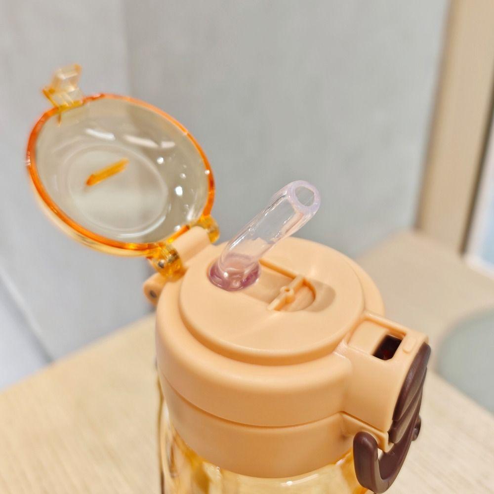 Leakproof Cartoon Plastic Water Bottle BPA Free Cute Drinking Bottle  Kids Student