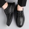 Fashion Hollow Spring Summer Business Formal Dress Shoes for Men British Black Casual Leather Shoes Male Fashion New Designer Shoe Man