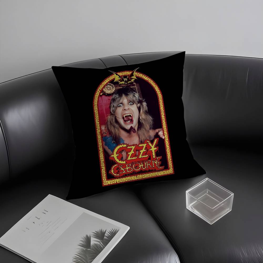 Sänger-O-Ozzy Osbournes Kissenbezug Plüschstoff Weich Kissenbezug Beidseitig bedruckt Kissenbezug Haushaltsgeschenke