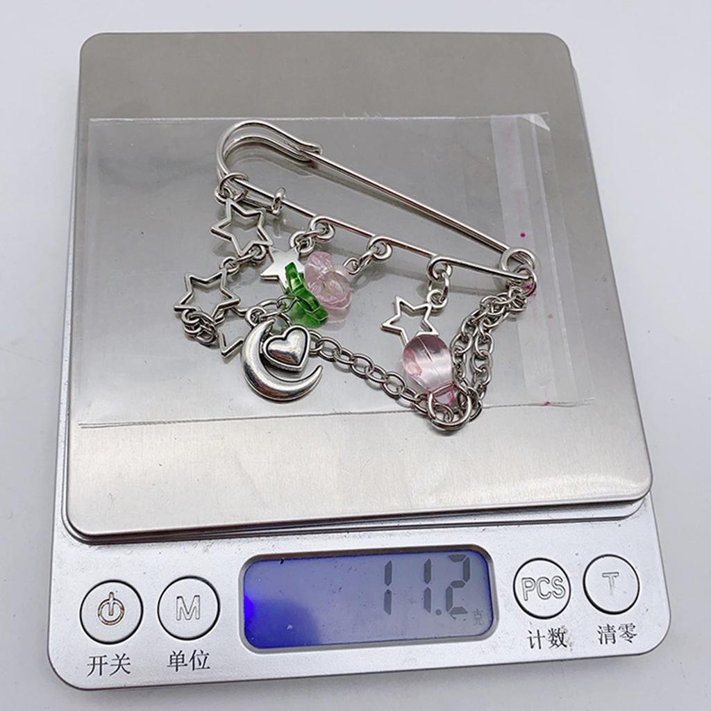 Blumenbrosche Kleidung Schmuck Pullover Schal Clip Dekorative Kettennadel Legierungsmaterial Verschlussnadel Anstecknadel für Alltag Party