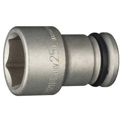 TONE Impact Long Socket Drive Angle Width Across Flats 25mm HP4NV-25L 12.7mm (1/2")
