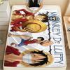 One Piece Character Print Flannel Blanket,High Quality Comfortable for All Seasons,Home Decor,Warmth and Comfort,Perfect for Christmas Gifts
