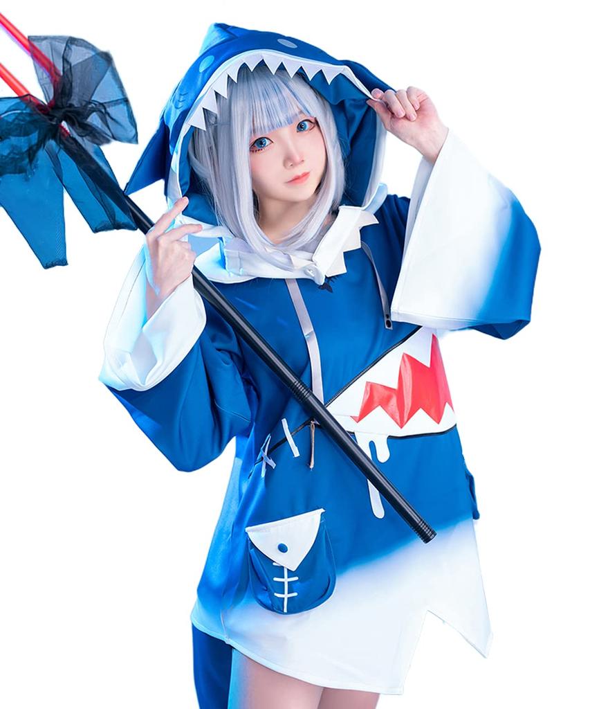 [Milky Time] Hololive Cosplay Shark Gawr Gura Wig (L)
