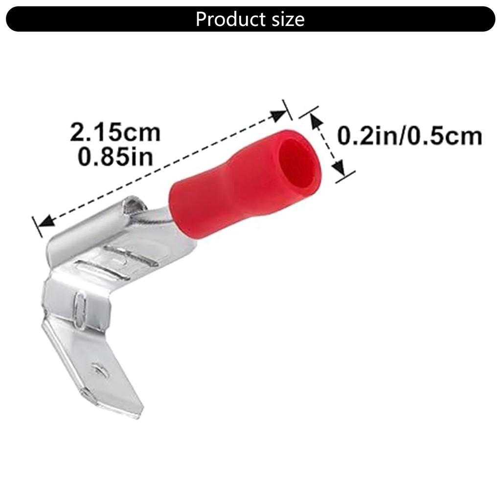 30/40pcs Piggyback Spade Connectors Quick Disconnect Kit Semi Insulated Female Male Crimp Terminals Wiring Accessories