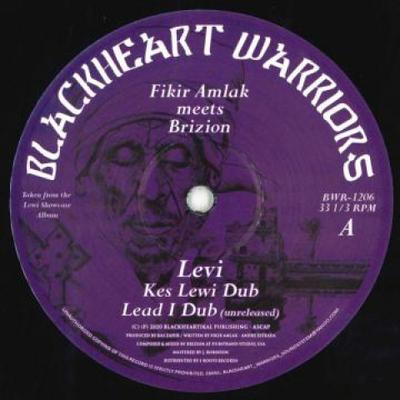 12inch Record FIKIR AMLAK, BRIZION - Levi; Kes Lewi Dub; Lead I Dub / Fa BWR1206 Blackheart Warr 2020 US Reggae, Ska & Dub