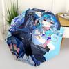 1 Stück Outdoor-Schirm mit Anime-Charakter-Design - Automatischer Öffnungs-/Schließschirm mit tragbarem Dreifachfalt-Design, 8-Rippen-Eisenrahmen, Perfekt Gi