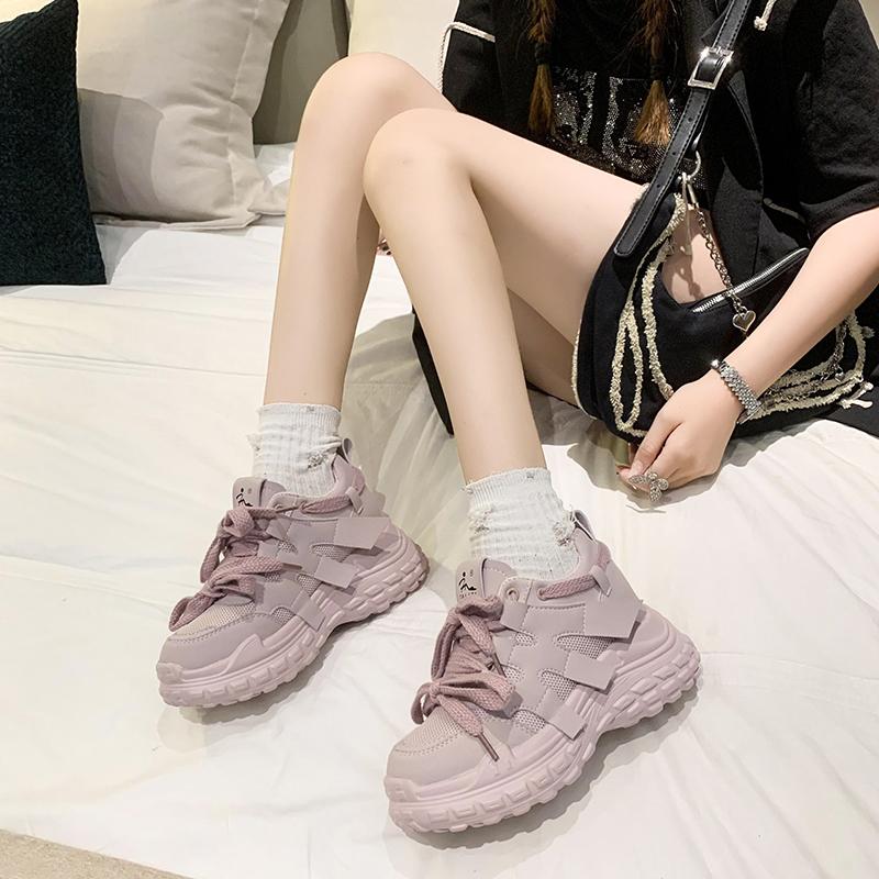 Модные женские туфли Daddy Shoes на толстой подошве 2024 года — фото 4