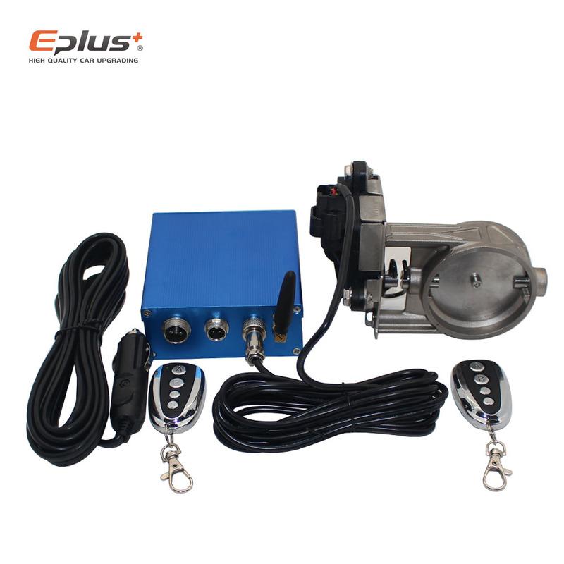 EPLUS Universelles Auto-Auspuffrohr Elektrisches Ventil-Kit Mehrwinkel-Modus 51 60 63 70 76MM Steuergerät Fernbedienungs-Kit