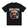 Bober Kurwa Bobr T-shirt Funny Meme Graphic Men's Women Fashion Hip Hop Short Sleeve Loose T-shirts Comfort T Shirt