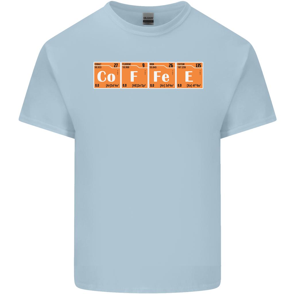 Coffee Periodic Table Chemistry Geek Funny Unisexs Light Cotton TShirt