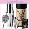 Boston Cocktail Shaker Set Stainless Steel Bar Tools For Home Bar And Party Use