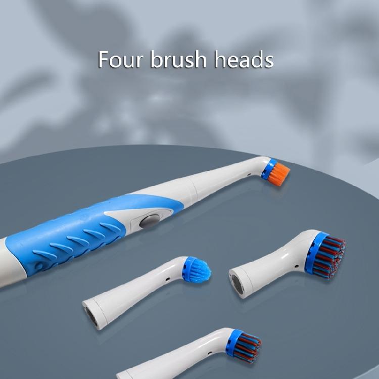 Electrical Brush Cleaner Spin Scrubber Cleaning Gadget with Brush Heads