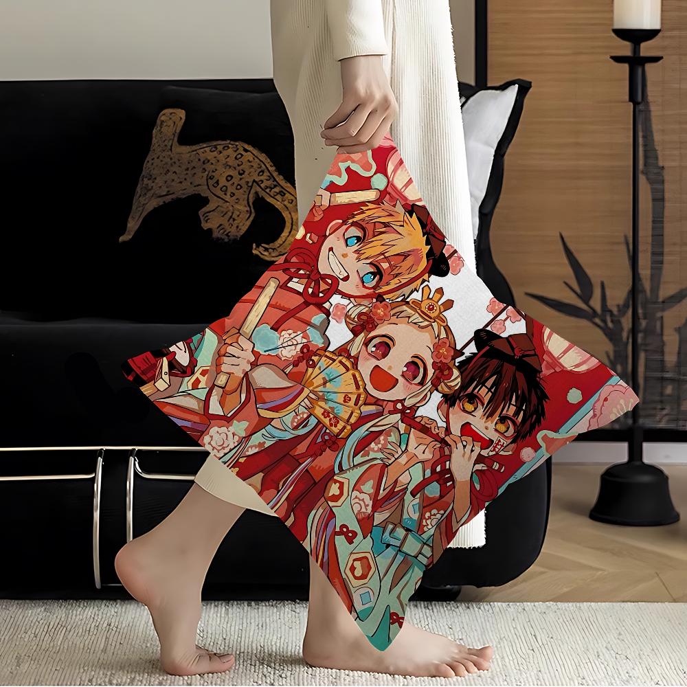 Anime Toilet Bound Hanako Kun Cushion Cover Inches Farmhouse Decor Home Throw Pillow Covers For Couch Decorations