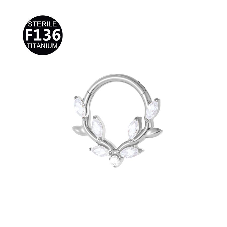 F136 Titanium Alloy Tassel Nose and Ear Piercing Jewelry
