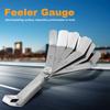 Metric Feeler Gauge Set 6 Blades Measuring Tool Precision Feeler Gauge  For Valve Adjustment