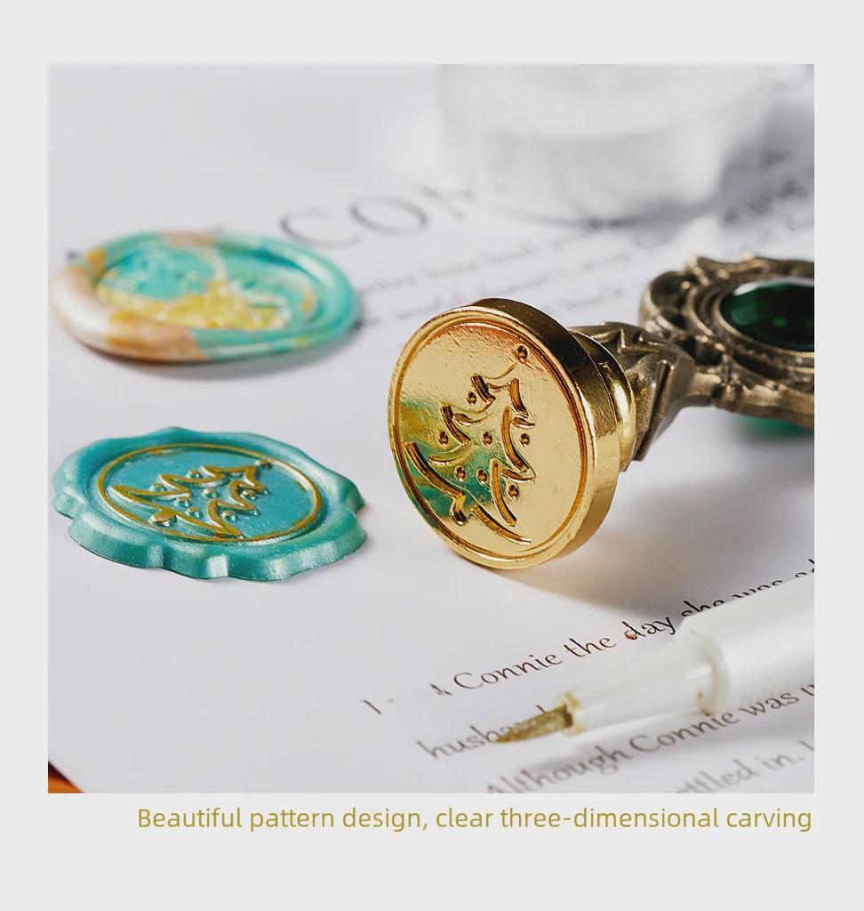 Creative Retro Multi-Color Wax Pellets Gift Box for Sealing Envelopes