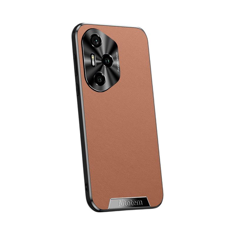 Honor 300pro Phone Case: HONOR 300 All-inclusive Shockproof Business Silicone Leather Case for Both Men and Women
