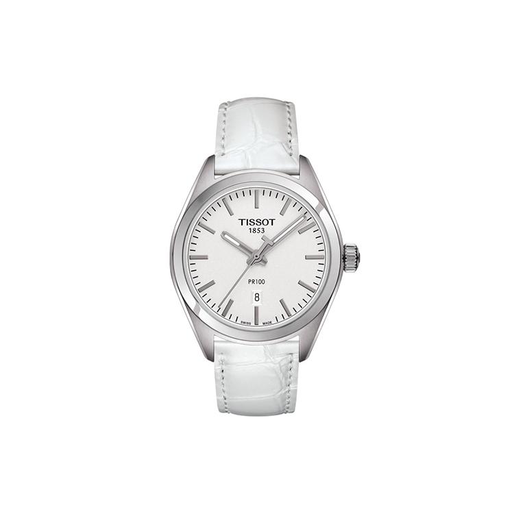 Женские часы TISSOT из коллекции PR100 T101.210.16.031.00 Silver Dial
