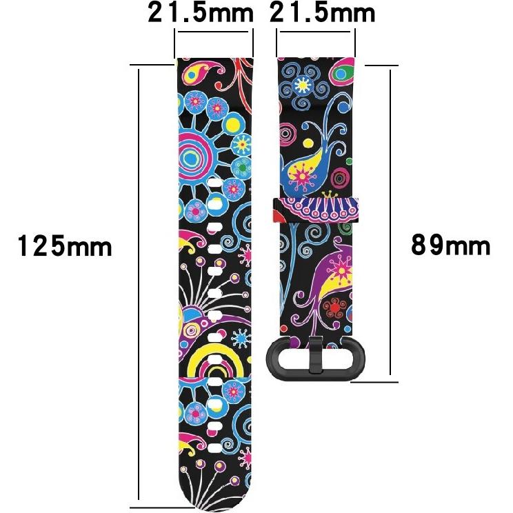 Silicone strap for Xiaomi Mi Watch Lite, Peacock