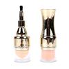 4-in-1 Make-up Kwastenset Draagbaar Multifunctioneel Oogschaduw Foundation Blush Lippenkwast Goud