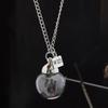 Dandelion Glass Fashion Bottle Girls Necklace Simple Decorative Accessories