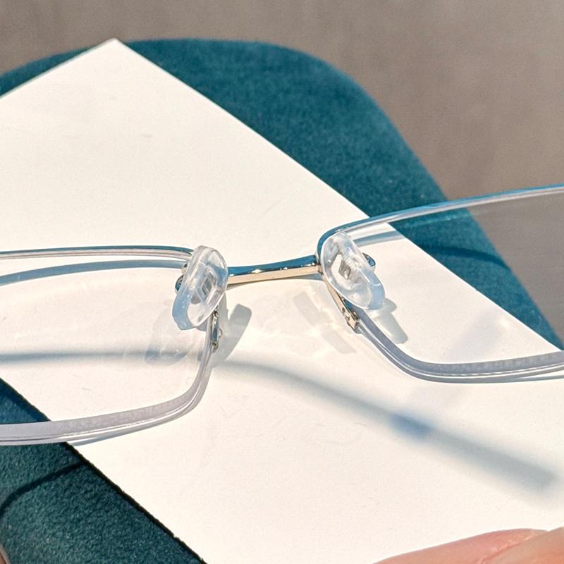 Neue Metall-Halbbrillen für Damen und Herren, hohe Qualität, Blaulichtfilter, Alterssichtigkeit, Lesebrillen mit Plus-Dioptrie