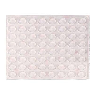 Transparenta Silikonknappskydd 12x4mm 64-delars Set För Långa Naglar Skydd Och Personlig Tangentbordsdekoration