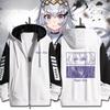Anime Uma Musume Pretty Derby Oguri Cap Tamamo Cross Cosplay Kostüm Unisex 3D Hoodie Sweatshirt Reißverschluss Kapuzenjacke mit Kängurutasche