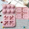 Set Of 4 Silicone Baking Molds Heat Resistant Nonstick Cake Molds For Easy Releases And Creative Designs Dishwasher Safe