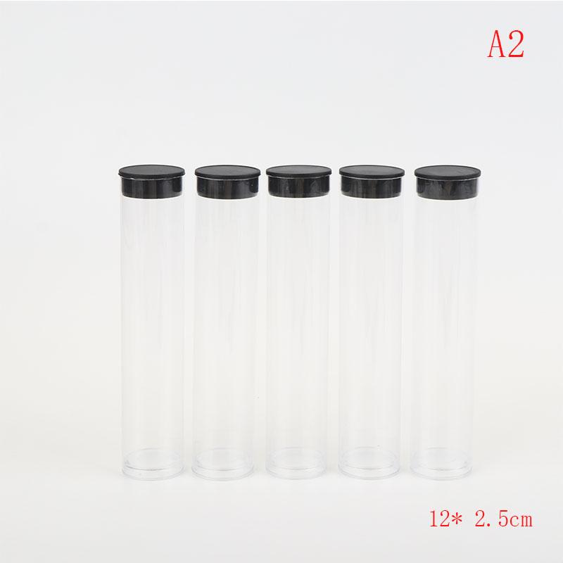 

Clear Plastic Cylinder Containers with Lids - Assorted Sizes Storage Tubes for Crafts, Snacks & Small Items