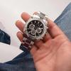 Men's Quartz Watch Quartz Movement Stainless Steel Case Stainless Steel Strap Pointer Display For Daily Sports GW0390G1