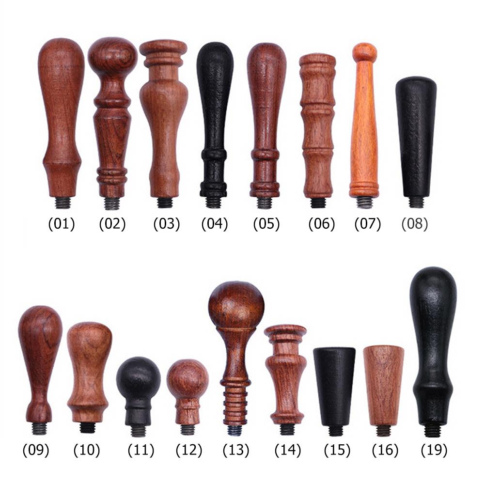 Retro Stamp Rosewood Handle Metal Sealing Handle Wedding Birthday Party Invitations Wax Seal Stamp Crafts Gifts