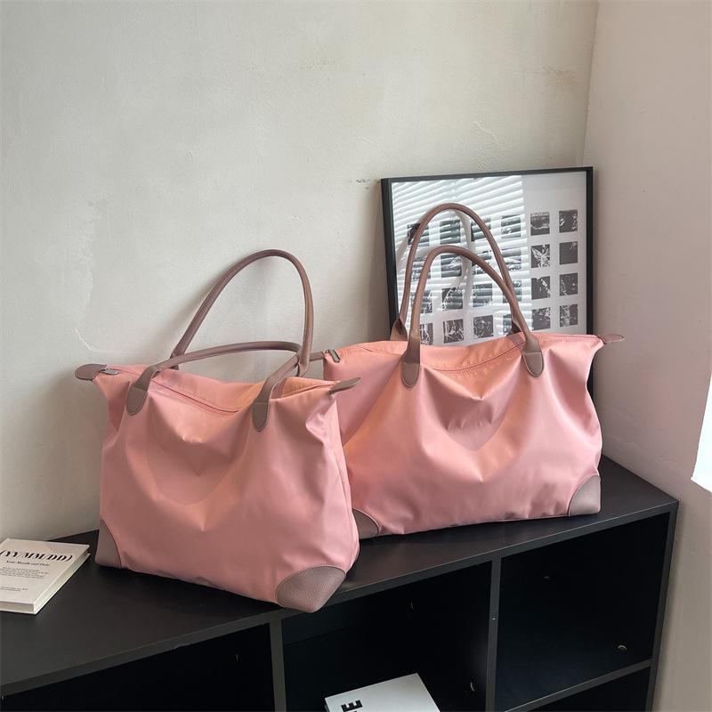 Short-haul Travel Bag Women's Hand-held Shoulder Large-capacity Light Portable Bag Travel Luggage Waiting for Delivery Storage Duffel Bag