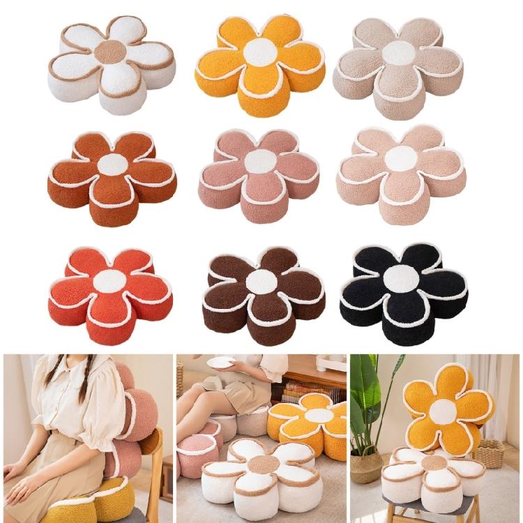 Decorative Plush Flower Cushion Pillow Offer Comfort And Styles Floor Cushion Suitable For Sofas Bed Or Office Chairs