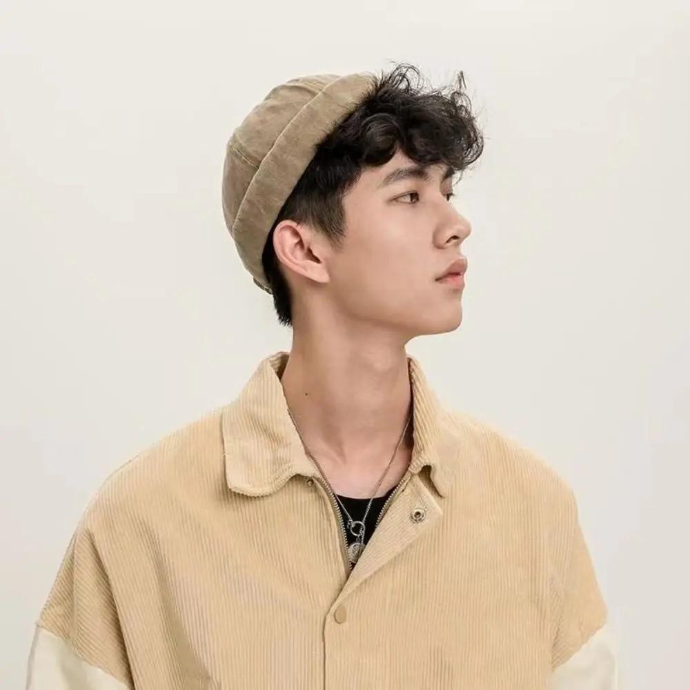Fashion Solid Color Denim Cap Distressed Denim Adjustable Hip Hop Hat Street Style Bonnet