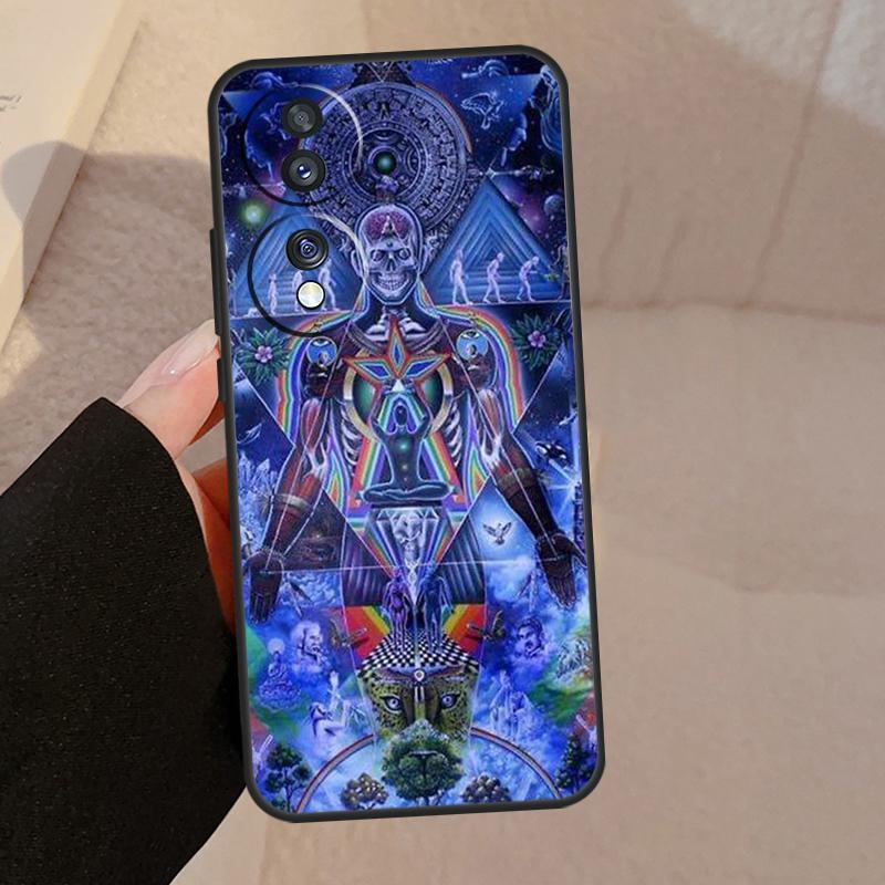 Spiritual Trippy Psychedelic For Honor Magic 7 6 5 Lite V5 Case For Honor 400 Pro 200 50 70 90 X8a X8b X9a X9b X9c Cover