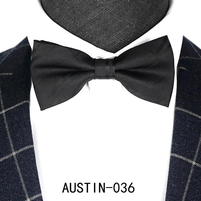 Men's Jacquard Bow Tie & Boutonniere Set for Weddings