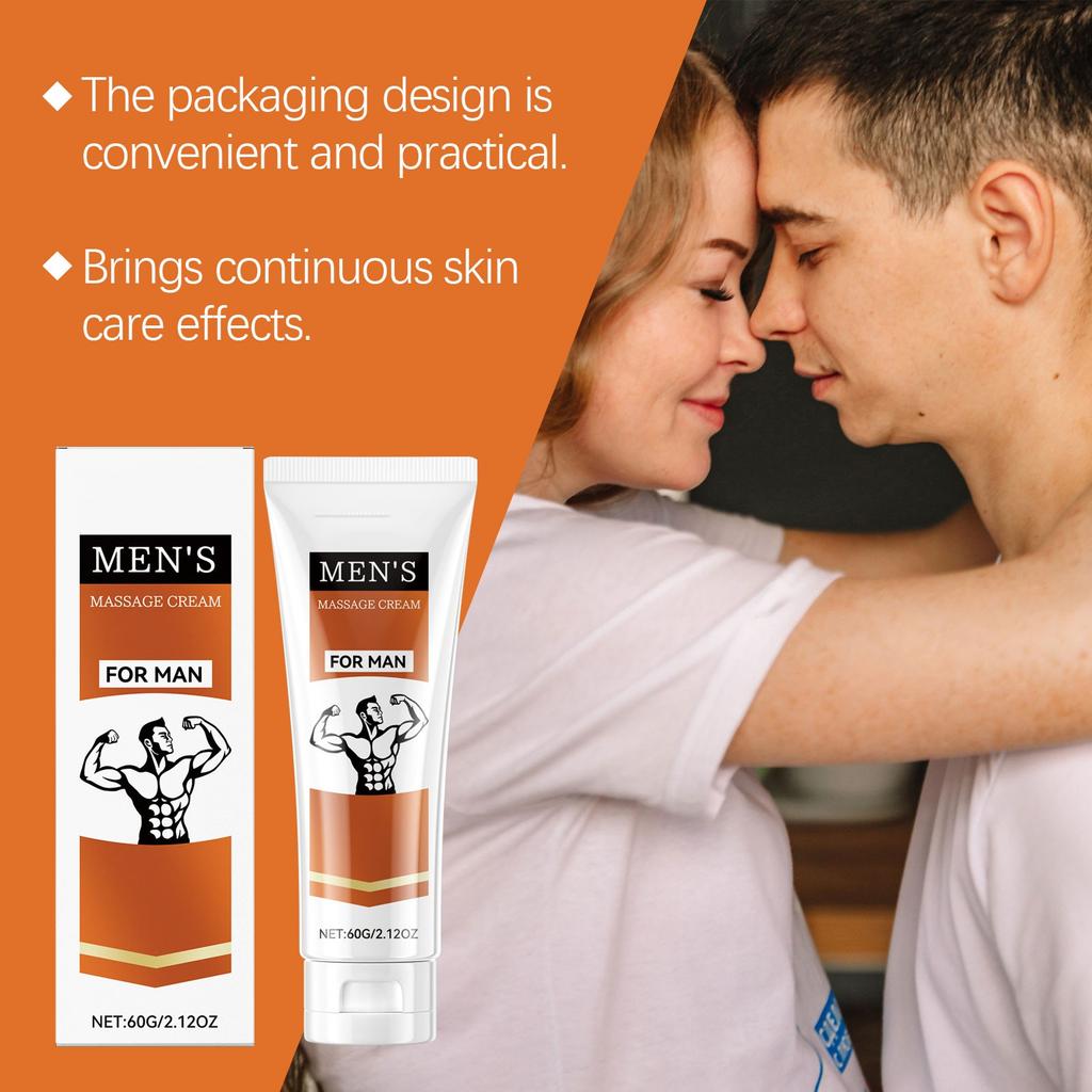 60g Men's Massage Care Cream Deeply Nourishes Long-lasting Moisturizing To Improve Skin Quality